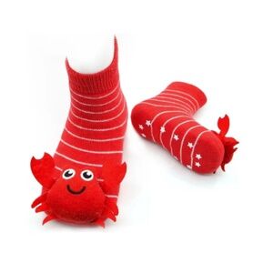 Crab Rattle Baby Socks NWT 0-12 mo